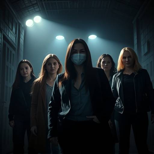 Affiche de la série 'Les Chroniques de l'Étrange', mettant en scène une équipe d'enquêteurs paranormaux.