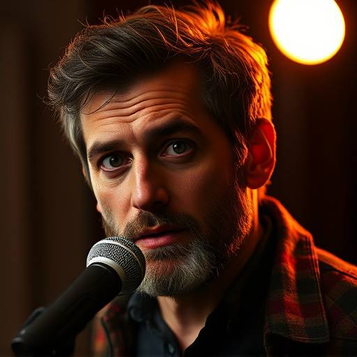 Photo de Pierre Gagnon, doublant la voix du Narrateur.